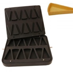 Placa aparat tarte, 14 forme felie tort 110x60mm