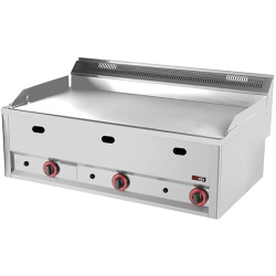 Gratar Fry-top gaz cromat neted 480×970 mm