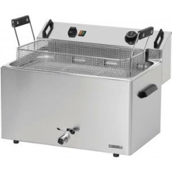 Friteuza electrica 16 litri cu supapa pentru scurgerea uleiului, 400V