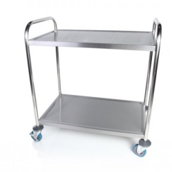 Carucior pentru servire cu 2 polite, 860x540x940mm