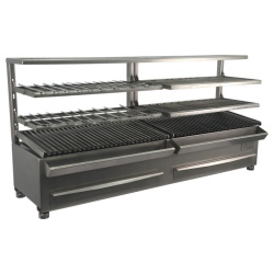 Gratar robata , shashlik sau frigarui ,INOX,1570x410x780 h mm