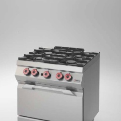Masina de gatit pe gaz cu 4 focuri si cuptor electric