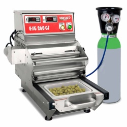 Masina termosigilare semiautomata, electrica cu insertie gaz inert, E-SG 260 GF