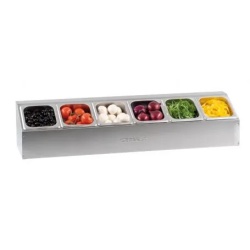 Suport neutru de banc din inox 6xGN 1/6