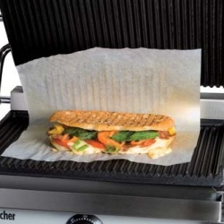 Toaster cu mecanism prin apasare pe placi striate