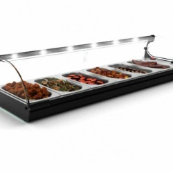 Vitrina calda orizontala STANDARD tip Bain-Marie 1190x395x245 mm