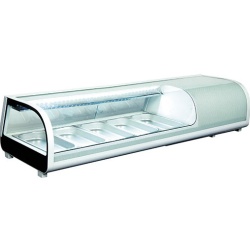 Vitrina frigorifica sushi 5X GN1/3