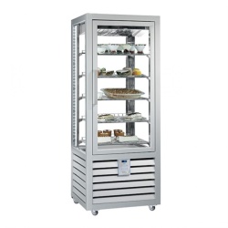 Vitrina frigorifica verticala pentru inghetata / gelaterie ventilata, 1 usa, 541 L