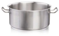 Cratita inox cu capac si fund triplucapsulat, 34 lt