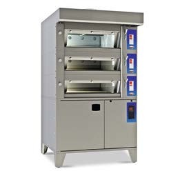 Cuptor electric pentru panificatie cu 3 vetre(18 tavi), hota si suport