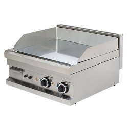 Fry top electric cu suprafata neteda cromata, 600x600x265mm