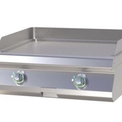 Gril dublu electric cu placa neteda, de banc