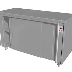 Masa calda tip dulap cu usi glisante, 1500x700mm