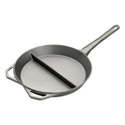 Tigaie din fonta cu 2 compartimente, Ø 650 mm