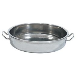Vas strecuratoare din inox cu doua toarte 31 lt
