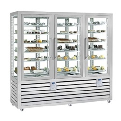 Vitrina frigorifica pentru produse de gelaterie/inghetata 3 usi, 1388 Litri
