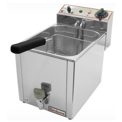 Friteuza electrica 10 litri cu supapa pentru scurgerea uleiului