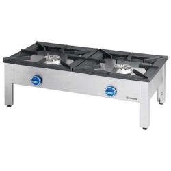 Arzator dublu pe gaz pentru vase mari 1160x580x380mm