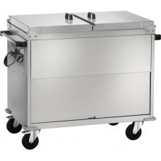 Bain Marie cu boiler dublu temperatura diferentiata, 3 x 1/1GN,
