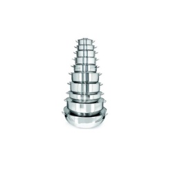 Cratita inox cu capac si fund triplucapsulat, 18 lt