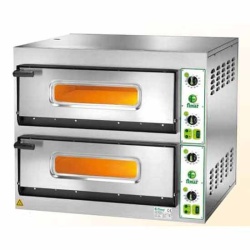 Cuptor pizza, 4+4 pizze Ø 33cm, electric