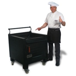 Gratar profesional barbeque pentru steak pe carbuni, 800X820X930 mm