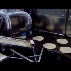 Linie de productie(GAZ) piadina ,lipie ,pita bread capacitate 500 buc/ora