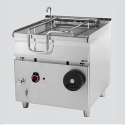 Tigaie basculanta 80 litri, GAZ, actionare automata a cuvei, RM GASTRO