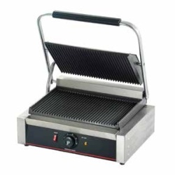 Toaster cu mecanism prin apasare pe placi striate