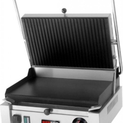 Toaster panini cu mecanism prin apasare pe placi teflon