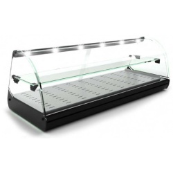 Vitrina calda SAHARA cu polita, 840x395x360mm