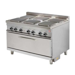 Masina de gatit electrica cu 6 plite patrate si cuptor