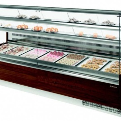Vitrina frigorifica pentru cofetarie/patiserie, 2500x985mm