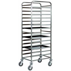 Carucior pentru transport, 14 tavi 600x400mm