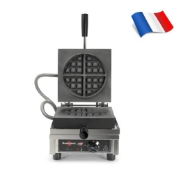 Aparatul profesional de vafe Ø185 Ronde, 345x260xH220mm