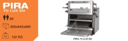 Cuptor pentru steak pe carbuni,deschidere verticala, Pira 70 LUX ED