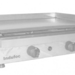 Fry top pe gaz 600x380x200 placa teracota