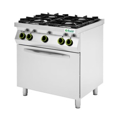 Masina de gatit gaz cu 4 arzatoare fonta si cuptor electric