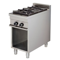 Masina de gatit pe gaz cu 2 arzatoare, 425x900x900mm