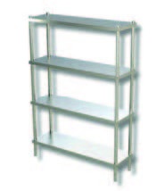 Rastel cu 4 polite pline, 1800x600x1800