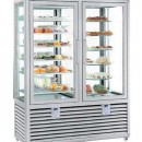 Vitrina frigorifica dubla pentru produse de gelaterie/patiserie, 2 usi, 848 Litri