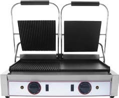 Toaster dublu cu mecanism prin apasare pe placi, 565x310mm