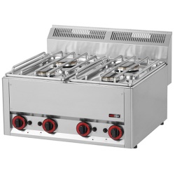 Masina de gatit cu 4 arzatoare gaz, de banc