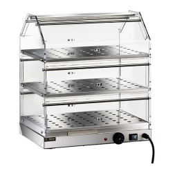 Vitrina patiserie calda 3 rafturi