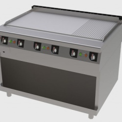Fry top electric cu suprafata neteda/ striata