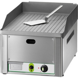 Fry top pe gaz cu suprafata striata, 325x480mm