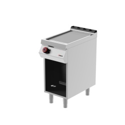 Gril simplu electric cu placa neteda .compartiment inferior neutru deschis/dulap neutru