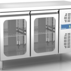 Masa frigorifica ventilata GN 1/1 - 600x400 cu2 usi de sticla