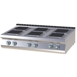 Masina de gatit electrica 6 plite patrate de banc
