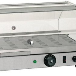 Vitrina calda de banc cu umidificare